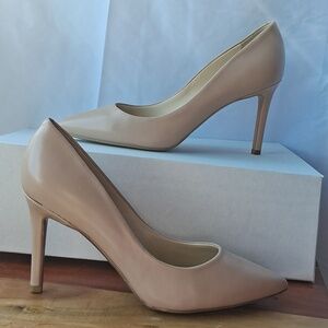 Nine West Classic Nude Pointed-Toe Stiletto Pumps 10M